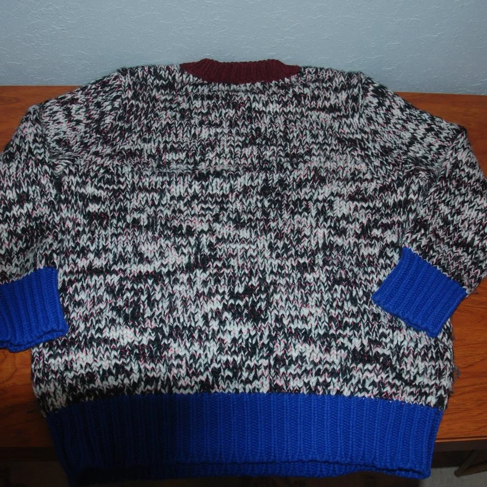 J.Crew Sweater Marled Colorblock Crew Neck J. Crew